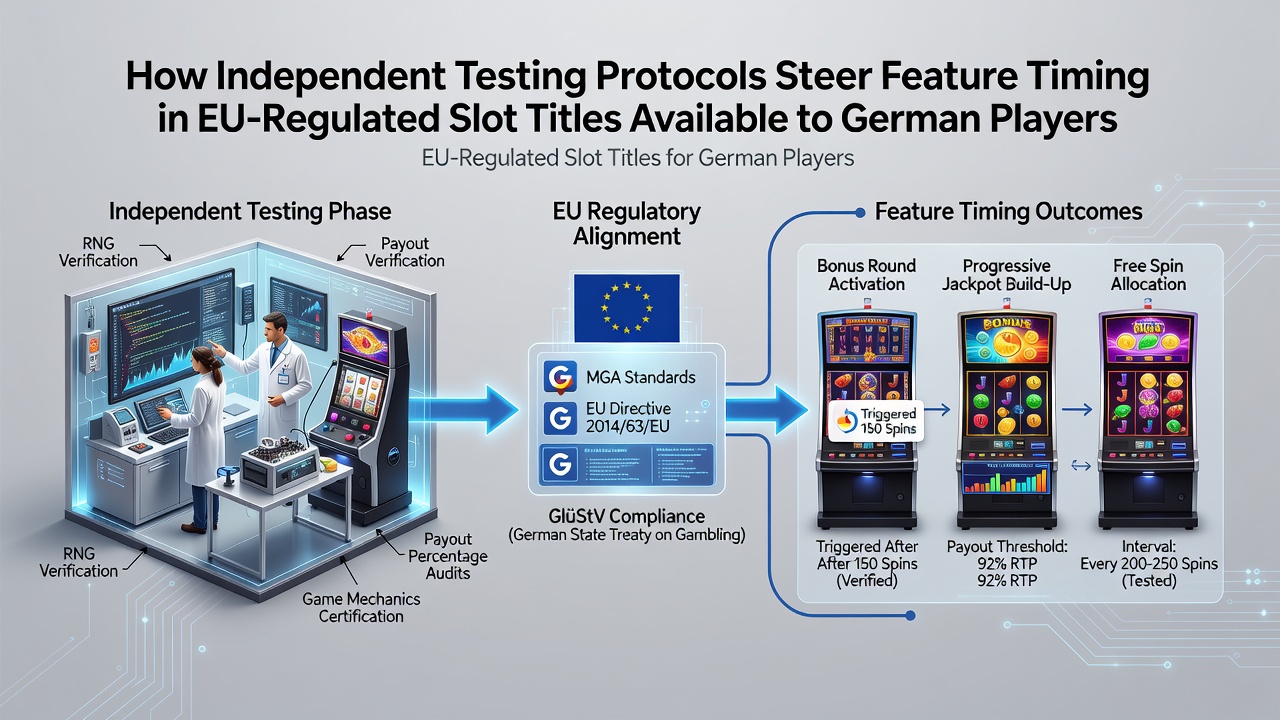 Unabhängige Testlabore analysieren RNG und Feature-Auslöser in lizenzierten Slots