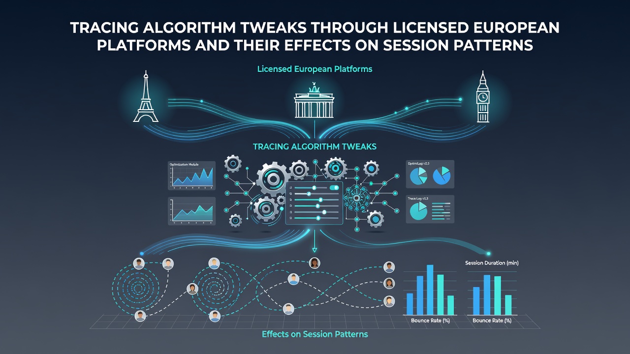 Visualisierung von Algorithmus-Anpassungen auf lizenzierten europäischen Gaming-Plattformen und deren Einfluss auf Sitzungsmuster